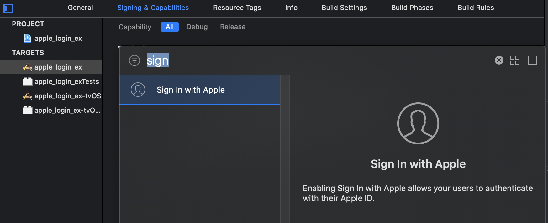 Sign In With Apple